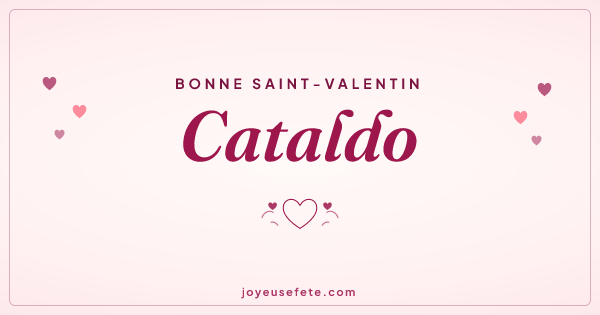 Image « Bonne Saint-Valentin Cataldo » au format large