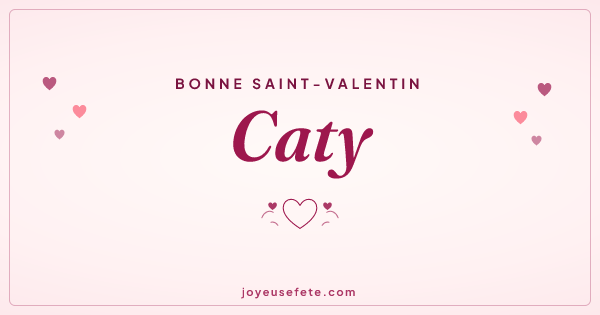 Image « Bonne Saint-Valentin Caty » au format large