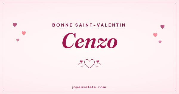 Image « Bonne Saint-Valentin Cenzo » au format large