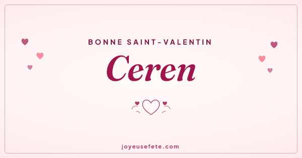 Image « Bonne Saint-Valentin Ceren » au format large