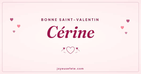Image « Bonne Saint-Valentin Cérine » au format large