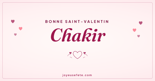 Image « Bonne Saint-Valentin Chakir » au format large