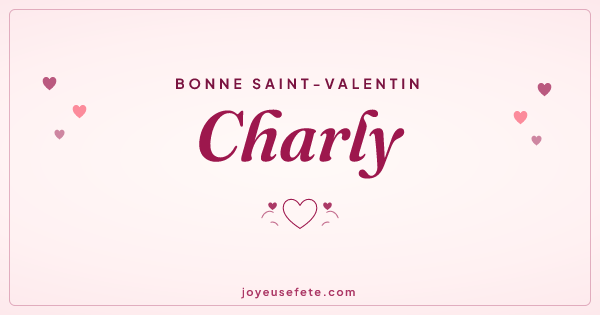 Image « Bonne Saint-Valentin Charly » au format large