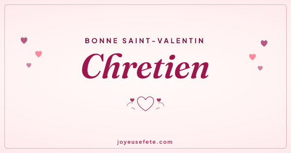 Image « Bonne Saint-Valentin Chretien » au format large