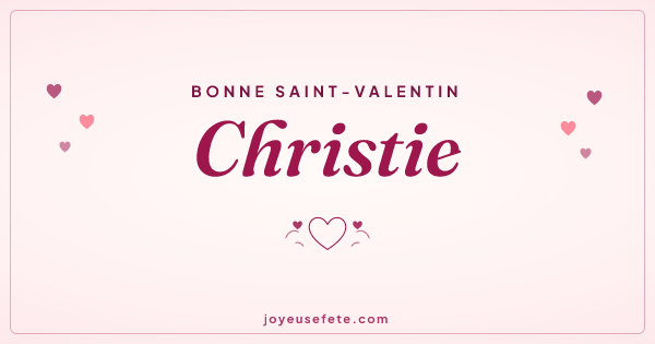 Image « Bonne Saint-Valentin Christie » au format large