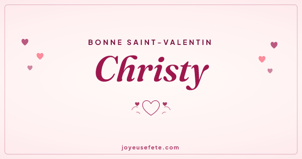 Image « Bonne Saint-Valentin Christy » au format large