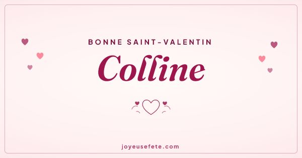 Image « Bonne Saint-Valentin Colline » au format large