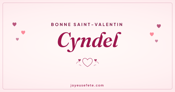 Image « Bonne Saint-Valentin Cyndel » au format large