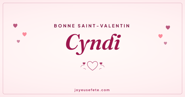 Image « Bonne Saint-Valentin Cyndi » au format large