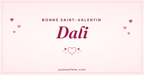 Image « Bonne Saint-Valentin Dali » au format large
