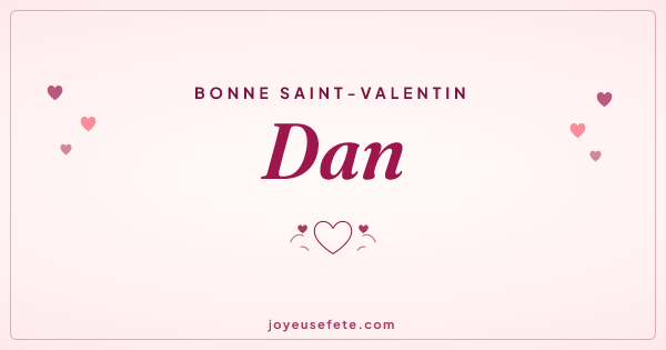 Image « Bonne Saint-Valentin Dan » au format large