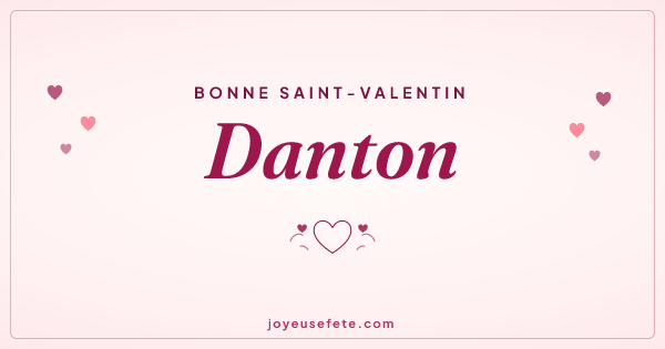 Image « Bonne Saint-Valentin Danton » au format large