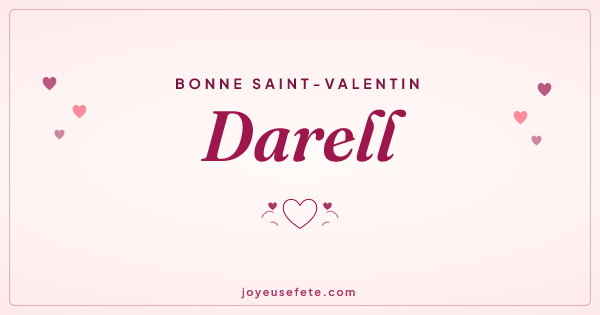 Image « Bonne Saint-Valentin Darell » au format large