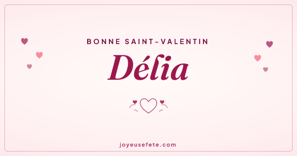 Image « Bonne Saint-Valentin Délia » au format large