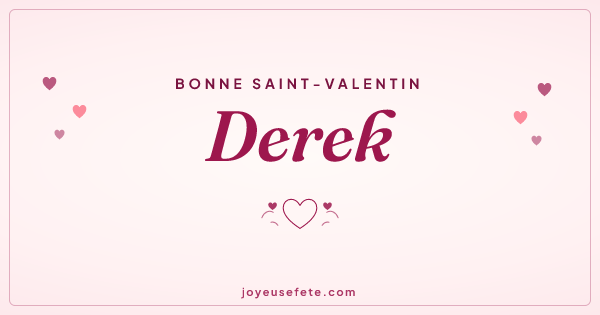 Image « Bonne Saint-Valentin Derek » au format large