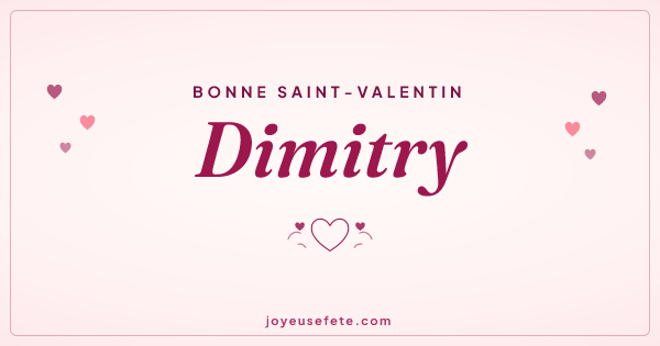 Image « Bonne Saint-Valentin Dimitry » au format large