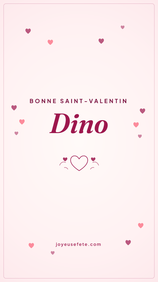 Image « Bonne Saint-Valentin Dino » au format story