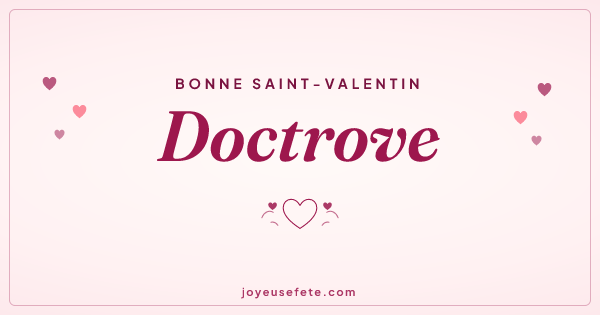 Image « Bonne Saint-Valentin Doctrove » au format large