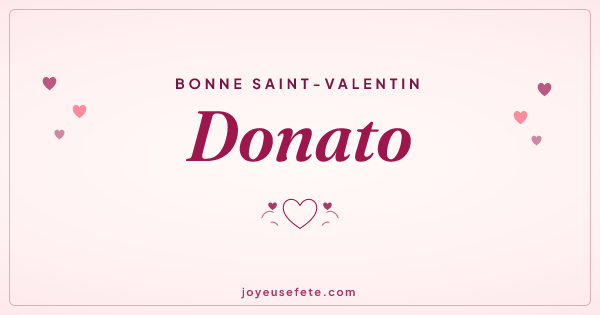 Image « Bonne Saint-Valentin Donato » au format large