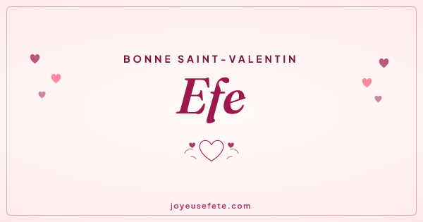 Image « Bonne Saint-Valentin Efe » au format large