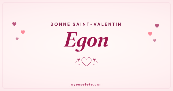 Image « Bonne Saint-Valentin Egon » au format large