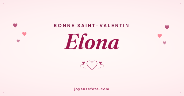 Image « Bonne Saint-Valentin Elona » au format large