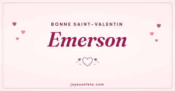 Image « Bonne Saint-Valentin Emerson » au format large