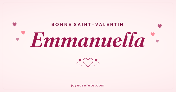 Image « Bonne Saint-Valentin Emmanuella » au format large