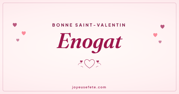 Image « Bonne Saint-Valentin Enogat » au format large
