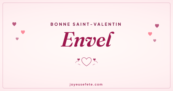Image « Bonne Saint-Valentin Envel » au format large