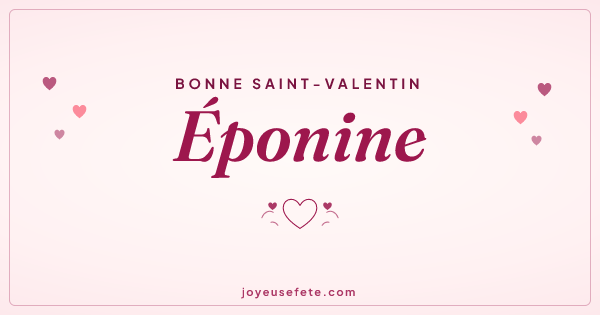 Image « Bonne Saint-Valentin Éponine » au format large