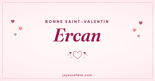 Image « Bonne Saint-Valentin Ercan » au format large