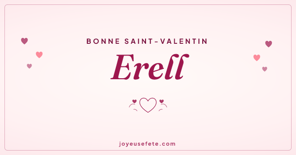 Image « Bonne Saint-Valentin Erell » au format large
