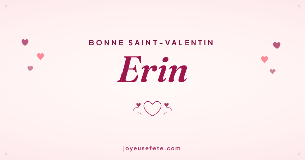Image « Bonne Saint-Valentin Erin » au format large
