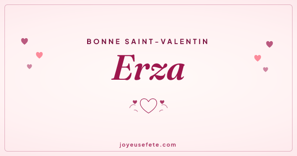 Image « Bonne Saint-Valentin Erza » au format large