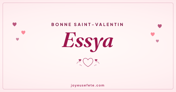 Image « Bonne Saint-Valentin Essya » au format large