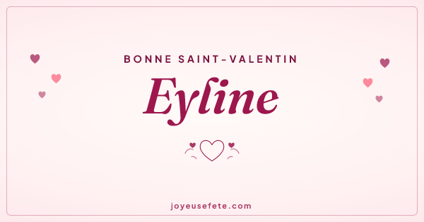 Image « Bonne Saint-Valentin Eyline » au format large