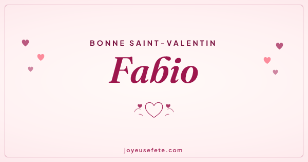 Image « Bonne Saint-Valentin Fabio » au format large
