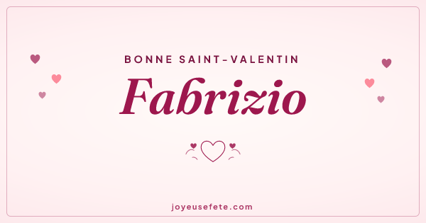 Image « Bonne Saint-Valentin Fabrizio » au format large