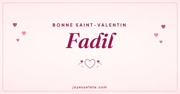 Image « Bonne Saint-Valentin Fadil » au format large