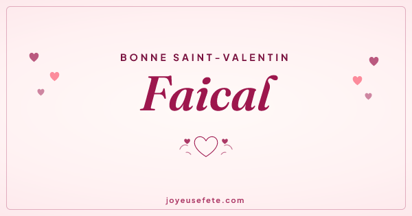 Image « Bonne Saint-Valentin Faical » au format large