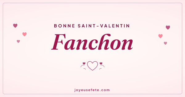 Image « Bonne Saint-Valentin Fanchon » au format large