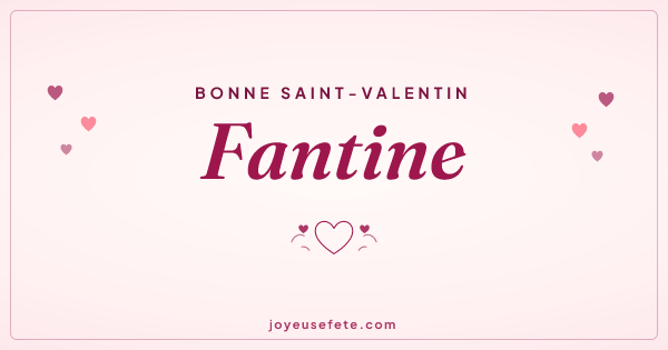 Image « Bonne Saint-Valentin Fantine » au format large