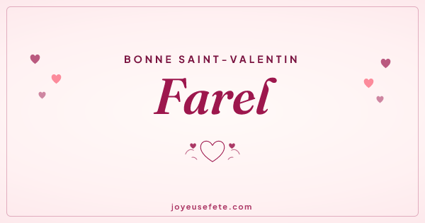 Image « Bonne Saint-Valentin Farel » au format large