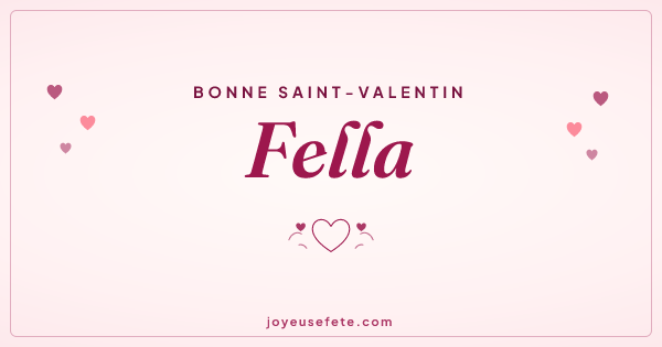 Image « Bonne Saint-Valentin Fella » au format large