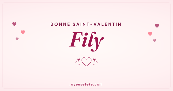 Image « Bonne Saint-Valentin Fily » au format large
