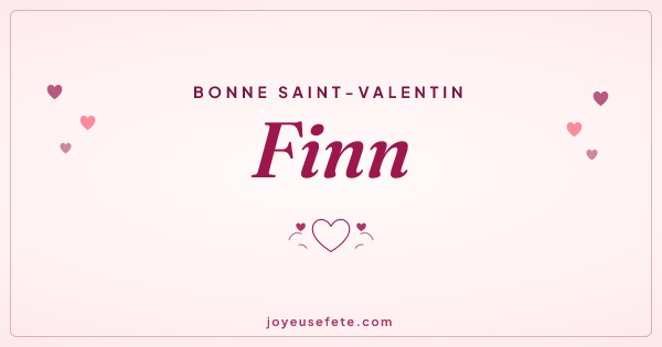 Image « Bonne Saint-Valentin Finn » au format large