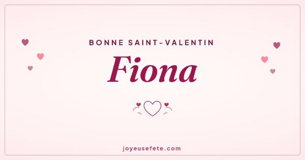 Image « Bonne Saint-Valentin Fiona » au format large