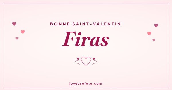 Image « Bonne Saint-Valentin Firas » au format large