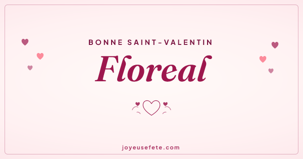 Image « Bonne Saint-Valentin Floreal » au format large